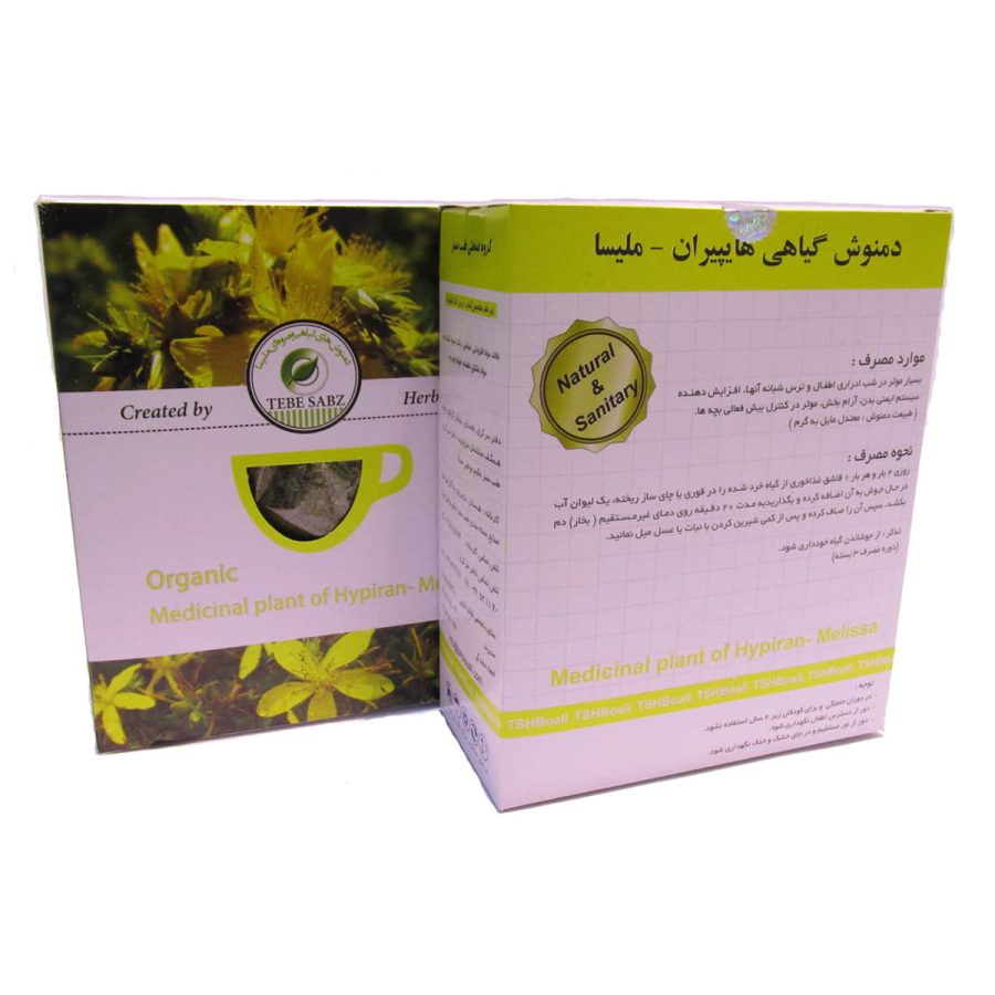 دمنوش گیاهی هایپیران - ملیسا (درمان شب ادراری، ضد التهاب دستگاه تناسلی ادراری، موثرترين داروی آرام بخش)